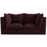 Makamii Bordo rdeča sedežna garnitura 180 cm Manao – | Shoptok.si