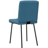 vidaXL Jedilni stoli 4 kosi moder žamet | Shoptok.si