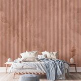  Foto tapeta - Pink reed - solid background with textured vertical stripes with pattern 450x315 Standard | shoptok.hr