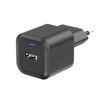 Swissten punjač za AC220, GaN, 35W, 1xUSB-C, 1xUSB-A, 1A, crni | shoptok.hr