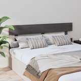  Uzglavlje za krevet sivo 154 x 3 x 81 cm od masivne borovine | shoptok.hr