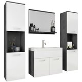 P & B kopalnica montreal xl, antracit, bela, 5-Delno | Shoptok.si