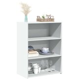 vidaXL Komoda bela 70x41x93 cm inženirski les | Shoptok.si