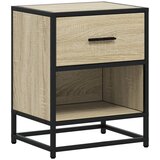 Maison Chic Nočna omarica - Nočna miza sonoma hrast 40x31x50 cm inženirski les, (21689868) | Shoptok.si
