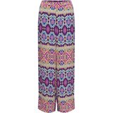 Only Lahkotne hlače & Harem hlače ONLALMA LIFE POLY PALAZZO PANT AOP PTM 15264591 Rožnata Cene