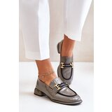 ARTIKER Lacquered Women's Loafers On A Block With Decoration | shoptok.hr