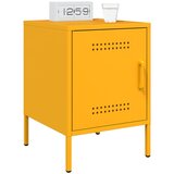  Noćni ormarići 2 kom žuta boja senfa 36 x 39 x 50,5 cm čelični | Eponuda.com