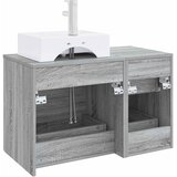  Set namještaja za kupaonicu 2 kom. Siva Sonoma 49,5 x 41 x 79,5 cm | shoptok.hr
