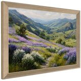 Styler Tiskana slika z okvirjem 75x56 cm Violet Hills – | Shoptok.si