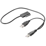 USB to slim SATA slim 13-pin drive, SSD/DVD, GEMBIRD A-USATA-01