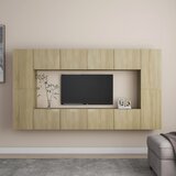 The Living Store Komplet TV omaric 8-delni sonoma hrast inženirski les - TV Omarica, (21374666) | Shoptok.si