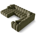 Cosmopolitan Design Zelena kutna garnitura od šenila (s desnim kutom/u obliku slova "U") Treno – | shoptok.hr