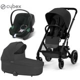 Cybex Gold® dječja kolica 3u1 balios™ s lux moon black (black frame) + aton™ b2 volcano black Cijene