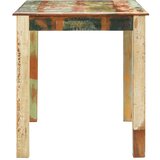  Blagovaonski stol od masivnog obnovljenog drva 140 x 70 x 76 cm | shoptok.hr