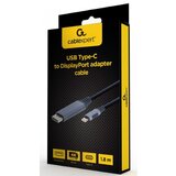 Gembird CC-USB3C-DPF-01-6 USB Type-C to DisplayPort male adapter cable, space grey, 1.8 m 42551 Cene