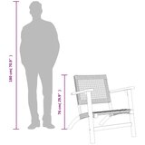  3-dijelni bistro set od poliratana i bagremovog drva crni | shoptok.hr