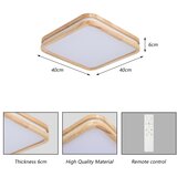 Brilagi LED prigušiva svetiljka MOLINA SQUARE LED/48W/230V hrast 40x40 cm + daljinski upravljač | Eponuda.com