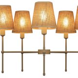  Luster na šipci MADELA 5xE14/40W/230V juta/bež | Eponuda.com