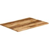 Stolna ploča sa živi rub 90x80x3 8 cm masivno grubo drvo manga | shoptok.hr