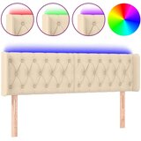  Posteljno vzglavje krem 163x16x78/88 cm blago, (20951702) | Shoptok.si