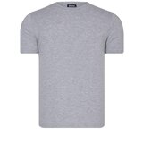 Dewberry T8569 BIKE COLLAR MENS T-SHIRT-PLAIN GREY | shoptok.hr