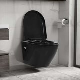  Viseča WC školjka brez roba keramična črna, (20766886) Cene