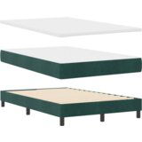  Krevet s uzglavljem s madracem tamnozelena mala dupla baršun | shoptok.hr