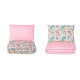  Dvostrani jorgan i jastuk 140x80 - ROZE JEDNOROG | Eponuda.com