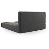 Cosmopolitan Design Sivi tapecirani bračni krevet s prostorom za odlaganje s podnicom 180x200 cm Colonel – | shoptok.hr