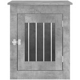Namještaj s kavezom za pse siva boja betona 55x75x65 cm drveni | shoptok.hr