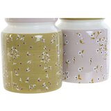 Posuda za Kuhinjski Pribor DKD Home Decor Metal Dolomite Drvo MDF 12 x 12 x 25 cm (2 kom.) | shoptok.hr