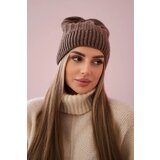 Kesi Cap with fleece Anna K238 mocca Cene