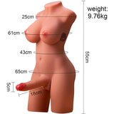 Xise Miah Lady Boy - vibracijski torzo s potisno funkcijo | Shoptok.si