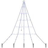 vidaXL LED božično drevesce med 112 LED Modra 182 cm Kovina, (5000068037) | Shoptok.si