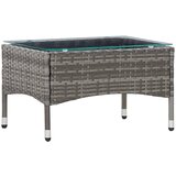vidaXL Stolić za kavu sivi 60 x 40 x 36 cm od poliratana Cijene