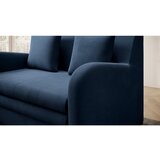 ELTAP Plava baršunasti sklopiva sofa 130 cm Ario – | shoptok.hr