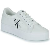 Calvin Klein Jeans Nizke superge VULC FLATFORM LACEUP Bela | Shoptok.si