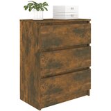  Komoda boja dimljenog hrasta 60 x 35 x 76 cm konstruirano drvo | shoptok.hr