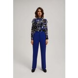 Marisse Blue Wide-Leg Creased Trousers | ePonuda.com