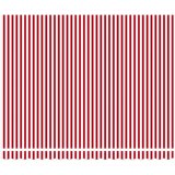  Skrovita tenda Crvena i bijela 400 × 300 cm Platno i Aluminij | shoptok.hr