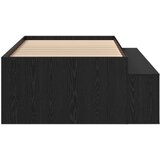  Krevet s pohranom Crni hrast 75x190 cm | shoptok.hr