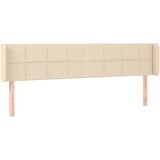  LED uzglavlje krem 163x16x78/88 cm od tkanine | shoptok.hr