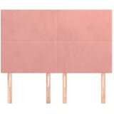  Uzglavlja 4 kom ružičasti 72 x 5 x 78/88 cm baršunasta | shoptok.hr