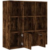 Ormarić za knjige boja dimljenog hrasta 98 x 30 x 98 cm | shoptok.hr