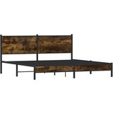 Metalni okvir kreveta bez madraca boja hrasta 183x213 cm | shoptok.hr