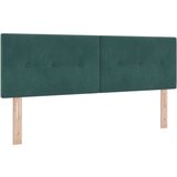  Box Spring Postelja z Blazino Temno Zeleno 140x200 cm Žamet, (22051672) | Shoptok.si