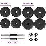  14-dijelni set jednoručnih utega 20 kg | shoptok.hr