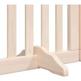 vidaXL Vrata za pse s vratašcima 15 panela sklopiva 750 cm drvo topole | shoptok.hr
