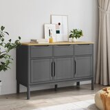  Komoda FLORO voštano siva 114 x 43 x 74 cm od masivne borovine | Eponuda.com
