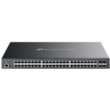 Tp-link Omada SG3452XMPP network switch Managed L2+ Gigabit Ethernet (10 /100 /1000) Power over Ethernet (PoE) 1U Black | shoptok.hr